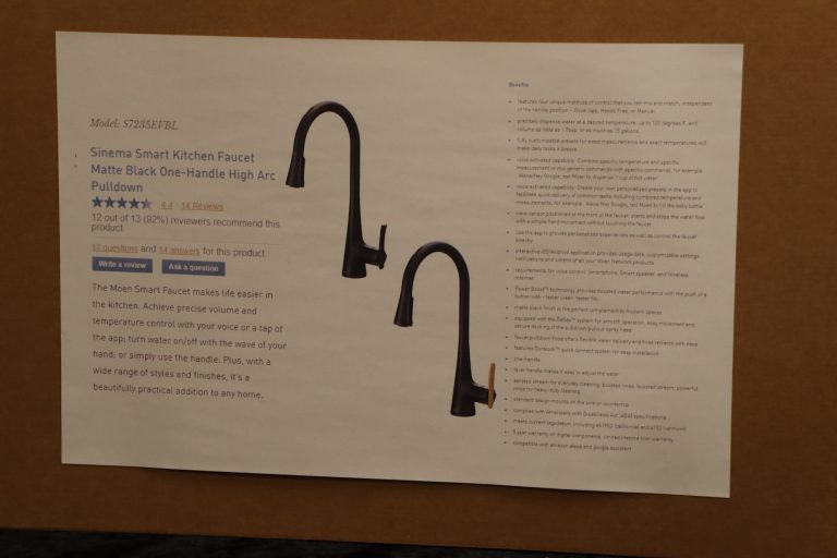 Sinema Smart Kitchen Faucet (hands-free)