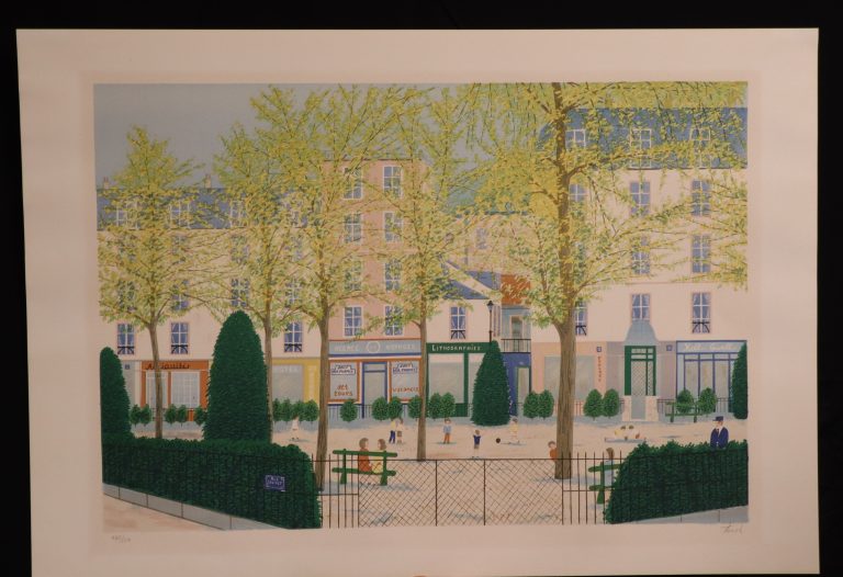 Francois “Fanch” Ledan – Chez d’Artiste lithograph